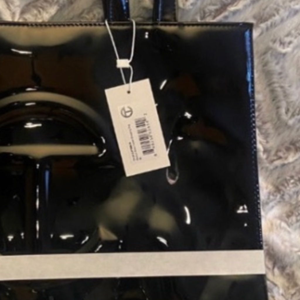 03 Telfar  Brand New  Patent Black  Small